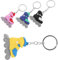 CONGARTENO 4stücke Roller Skate Schlüsselanhänger PVC Schlüsselring Deko Praktische Taschenanhänger Für Für Partys Und Festivals