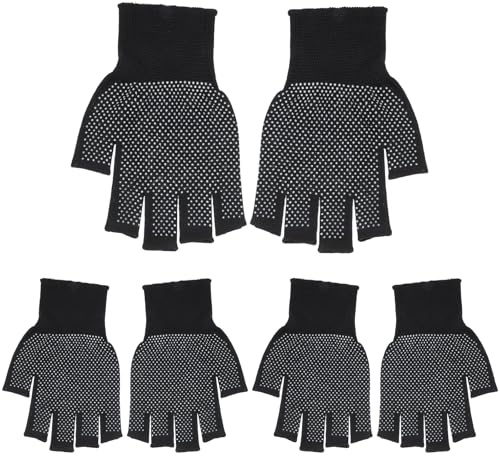2 Stück leichte Handschuhe für Damen und Herren, Halbfinger, rutschfest, atmungsaktiv, fingerlos, Arbeitshandschuhe für Klettern, Fitnessstudio, Training, Gewichtheben, Outdoor
