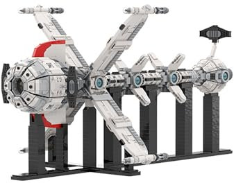 Raumschiff Bausatz, MOC Comet Starfighter Bausteine Modellbausatz, 3746 Teile, Kompatibel mit Lego