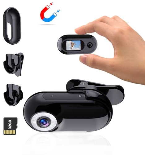 Xilecam Mini Camara Deportiva con Tarjeta de Memoria de 32GB, Camara Moto con Accesorios Cámara Casco Moto