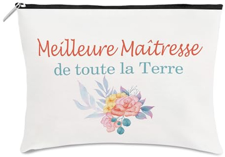 Idee Cadeau Maitresse D'École Fin D'année Cadeau pour Maitresse Trousses Maquillage Cadeaux Atsem Maternelle Merci Maitresse Cadeaux pour Institutrice Maternelle