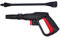 High Pressure Water Gun Spray Pressure Washer Trigger Gun Replacement for Bosch Pressure Washer Short Gun with Fan Nozzle and Extension Wand, Max 1740 PSI(Red)