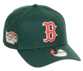 New Era Boston Red Sox MLB World Series 2004 Sidepatch Cooperstown Dark Green 9Forty A-Frame Snapback Cap - One-Size
