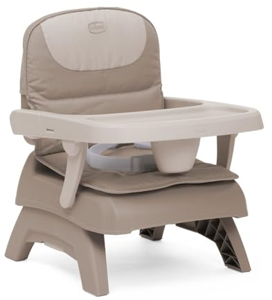 Chicco Bento Rialzo Sedia per Bambini, 6-36 Mesi, Seggiolino Pappa Alzasedia da Tavolo, Portatile, Altezza Regolabile, Vassoio Rimovibile, Chiusura Compatta, Cuscino Rimovibile, Lavabile in Lavatrice