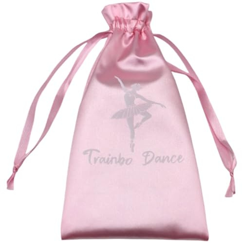 Brxmpn Tanzschuhbeutel Kordelzug, Spitzenschuh-Organizer, Rosa Aufbewahrungstasche Für Damen, Mädchen, Ballerinas Und Ballettliebhaberinnen