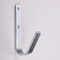 Secotec 4 x Universalhaken flach 82 x 35 mm Gerätehaken Gartengerätehalter Werkstatthaken