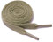 Sechunk Juego de 2 pares de cordones planos de 29 colores, 12 longitudes para zapatos, caqui, 50cm