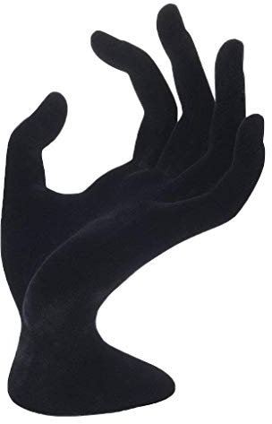 Tubayia Schaufensterpuppe Hand Modell Schmuckständer für Halsketten Armbänder Ringe Display
