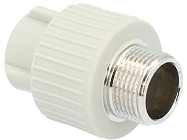 Kupplung PP-R PPR Rohr verschweißt IG AG fi 16-63 Schweißtechnik Fittings (20x3/4'' AZ)