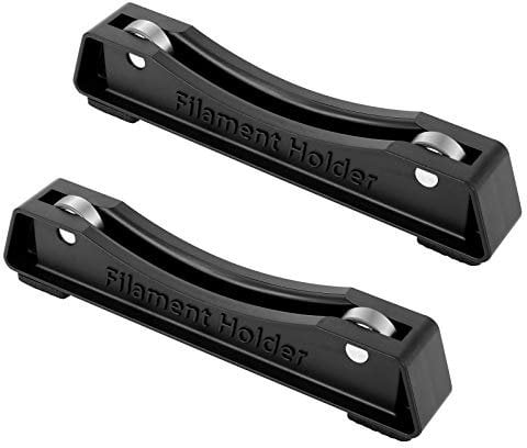 2 Stück 3D Drucker Filament Spulenhalter 3D Drucker Filament Halter Filament Halterung Druckdraht für PLA/ABS/TPU/andere 3D-Druckmaterialien Druckerzubehör(16,5 × 2,3 × 3,4 cm schwarz)