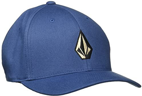 Volcom Herren Full Stone Xfit Cap, Blau (Smokey Blue), 55-57