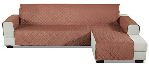 PETCUTE Sofabezug L Form gesteppter Sofabezug Sofaschutz ecksofa wasserdichte sofahusse ecksofa Chaiselongue rechts 240x270cm