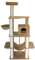 Bontoy Kratzbaum Felix Pro | Farbe braun | Sisalstämme mit 12cm Durchmesser | Natursisal |198 cm | für große Katzen