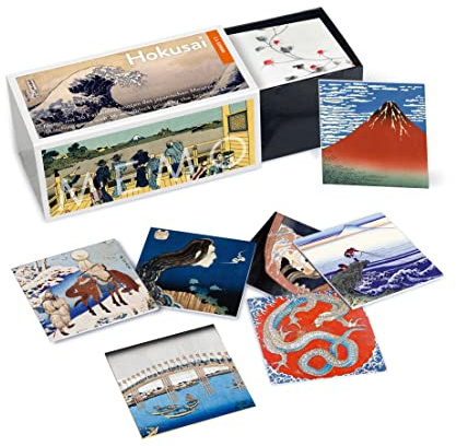Hokusai Memo | Gedächtnisspiel mit 36 Farbholzschnitten des japanischen Meisters | Matching Game with 36 Woodblock Prints by the Japanese Master