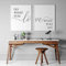 SHINERING Poster Do What You Love What You Do, schwarz-weiß, Wandkunst, Leinwandbild, nordischer Stil, moderner Druck für Wohnzimmer, 30 x 40 cm, rahmenlos