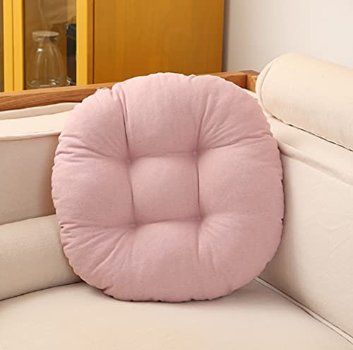 Lot de 2 coussins de chaise de salle à manger, doux et confortables pour l'intérieur et l'extérieur, pour la maison, la cuisine, la salle à manger, le bureau (rose)