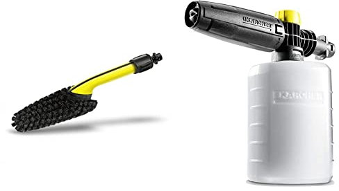 Karcher 2.643-234.0 - Cepillo Para Limpieza De Llantas & Fj 6 - Accessorio Per Idropulitrice - Schiumogeno 0,6 L, Compatibile Con Idropulitrici K2, K3, K4, K5, K7