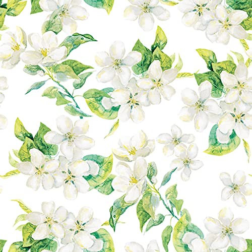 20 Servietten weiße KirschBlüten | Blumen | Frühling | Sommer | Tischdeko 33x33cm
