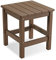 EFURDEN Table d'appoint en polystyrène pour chaise Adirondack, table d'appoint d'extérieur résistante aux intempéries, table d'appoint de patio avec peu d'entretien (marron)