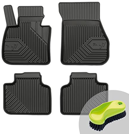 FROGUM No.77 Gummimatten Ganzjahresset von Auto Fußmatten Autofussmatten für BMW X1 F48 2015-2022, für BMW X2 F39 ab 2018 | Langlebiges TPE Material