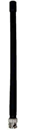 Antenna for Police Scanner Radios | Remtronix 843B | BNC End Type | VHF/UHF/800MHz Triband | 8 Flexible Police Scanner Antenna | Increases Reception 25-100%
