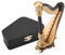 Miniatur Instrumente Harfe 4In Miniatur Harfe Modell, Holz Miniatur Harfe Replik, Mini Holz Harfe Instrument Modell Mit Geschenkbox Für Home Desk Regal Musik Room Decor Geschenkide