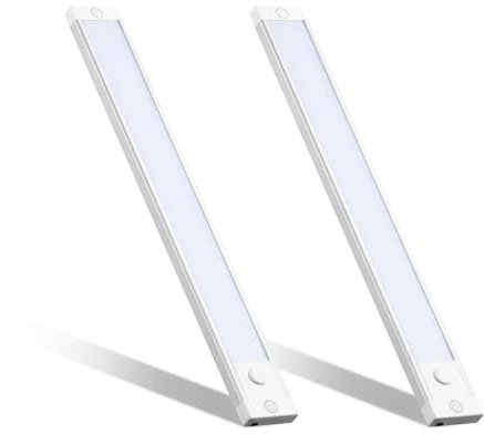 Obeaming 12V LED Unterbauleuchte Innenbeleuchtung 4,5W 470lm Wohnmobil Beleuchtung Leuchte, Led Auto Lampe Leiste, mit Schalter für Camper Van Boot Yacht Reisemobil CRI 95 305mm (4000K/2 Stück)