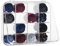 HUHYNN Krawattenhalter-Organizer, transparente Krawatten-Organizer-Box, Acryl-Krawattenständer für 16 Krawatten-Aufbewahrung, Krawattenbox-Organizer für Herren, Krawattenhalter (transparent)