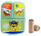 OM SUPPLIES Paw Patrol - Contenitore per il pranzo a sandwich riutilizzabile a 3 scomparti multipli per la scuola dei bambini, include 12 matite (Paw Patrol)