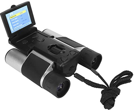 Jumelles Numériques à écran LCD 2 avec Appareil Photo, 8 X 5 MP Jumelles Numériques Appareil Photo Télescope, Prendre des Photos Télescope Vidéo pour Regarder Le Concert de Sport
