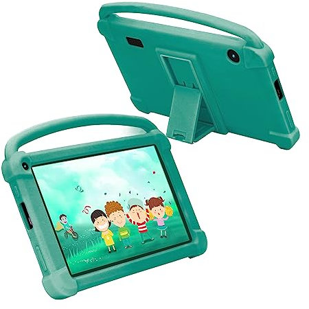 ATOZEE Tableta para niños, tableta de 7 pulgadas para niños de 4 GB + 32 GB, soporta expansión de 1 TB Android 12 preinstalado, control parental, educación infantil con funda a prueba de golpes
