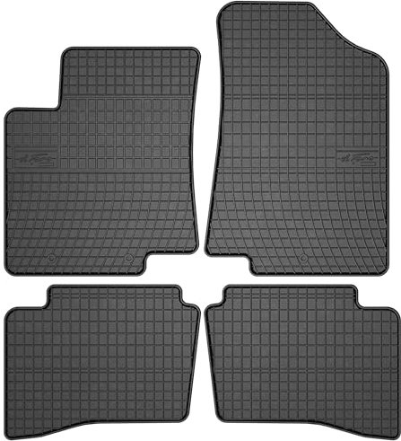 SMK Gummimatten auto fußmatten Satz passend für Kia Rio III 2011-2017 Erleben Sie einen neuen Standard des Reisens mit rutschfesten auto fussmatten - Mehrjahres- auto teppiche für alle Straßenverhältn