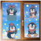 craspire 8 Stile Pinguin-Fensteraufkleber, Tier-Schneeflocken-Aufkleber, Winter-Wandaufkleber, Stern-PVC, Wasserfest, Selbstklebend, Für Glasvitrinen, Zuhause, Kinderzimmer, Dekoration, Partyzubehör