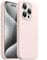 JETech Cover Silicone per iPhone 15 Pro 6,1 Pollici, Protettiva per Tutto il Corpo Morbida al Tatto, Custodia Antiurto (Rosa Confetto)