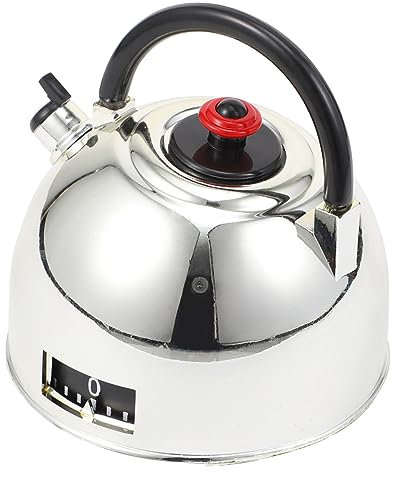 IMIKEYA Manual Kitchen Timer Kettle Shape Cooking Timer No Battery Required Alarm Clock Digital Countdown Timer