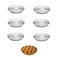 mille idee Set da 6 Teglia teglia ruoti ruoto basso crostata pastiera napoletana in alluminio cm 24