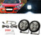 NSLUMO LED DRL Tagfahrlicht für Seat Ibiza 6L, für V.W Golf V/Golf gti 2003–2008, Frontstoßstange Tageslichtreflektoren Montage DLR-Lauflicht, 2 LED-Standlicht Twingo scheinwerfer
