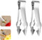 Strawberry Huller,2pcs Fruit and Vegetable Stem Remover Clip,Stainless Steel Kitchen Tool