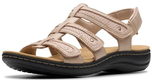Clarks Women's Laurieann Ivy Sandal, Sand, 7 Wide