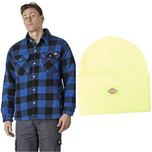 Dickies Portlandhemd und Acryl-Mütze mit Manschetten