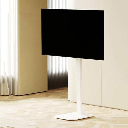 Floor Stand Bracket for 32 75 TVs Height Adjustable Wall Mount with Wire Management Space Saving & Perfect for Corner & Bed Placement