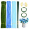 Amexo 300 Piezas Limpiapipas para Manualidades, Limpiapipas de Chenilla Azul, Tallos de Chenilla de 30cm para Manualidades Flores de Tulip, Regalos de Bricolaje para Niños y Adultos