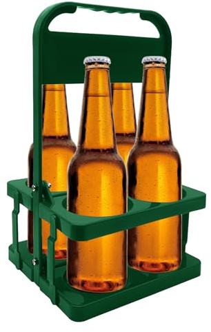 Milk Bottle Holder - 32 x 19 x 18 cm Foldable Drink Carrier | Wine Holder Rack Bottle Carriers Organizer | Easy To Carry Wine Beer Rack Basket Cup Carrier For Gym, Training, School, Outdoor, Trips