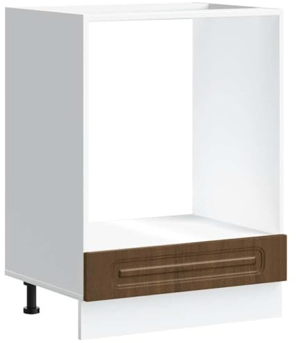 KTHLBRH Compact Oven Housing Unit Engineered Wood Oven Cabinet for Kitchen with Adjustable Feet and Ample Storage Space