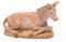 FONTANINI Sitzender Esel 6,5 cm aus Kunstharz Krippenfigur