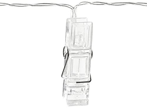 Luck and LED Photo Clips Pinces à linge lumières clair 1.4 m 10 piquets Mariage Décoration de la Maison