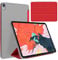 doupi Flip Cover pour iPad Pro 12,9 Pouces (2018), Smart Coque de Protection avec Fonction Sleep/Wake Up Protecteur Housse Étui à Rabat Magnétique Style Livre avec Support, Rouge