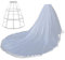 GRACEART Wedding Lady Gonna Lunga in Tulle da Puffy Vintage da Donna Gonne (Bianco)