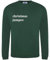Teesh Clothing Men's Christmas Jumper Ironic Design (XX-Large, Green)
