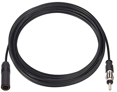Bingfu Car Radio Antenna Extension Cable 20 feet Vehicle FM AM Radio Car Antenna Extension Cable Cord DIN Plug Connector Coaxial Cable for Vehicle Truck Car Stereo Head Unit CD Media Receiver Player